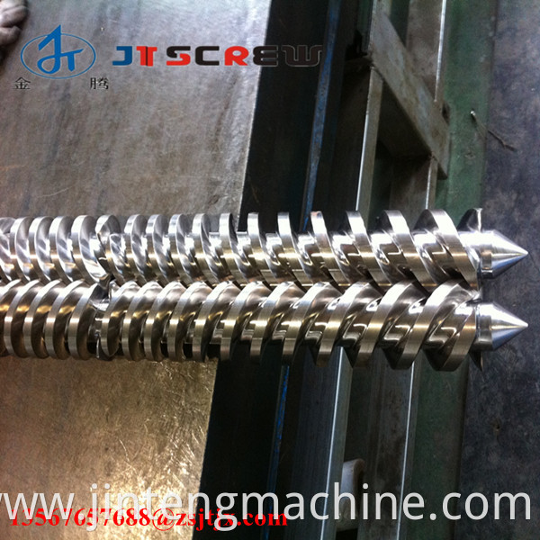 80-156 conical screw barrel for extrusion line